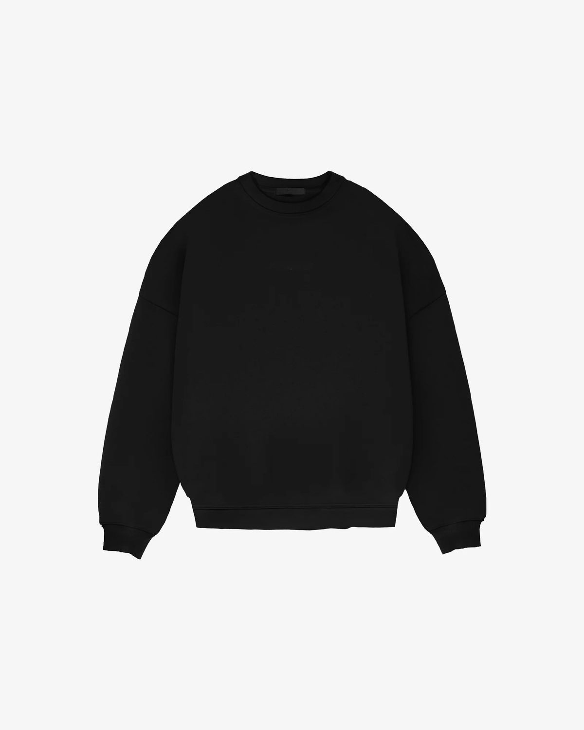 BLACK BASIC CREWNECK