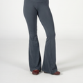 GREY FLARED YOGA PANTS