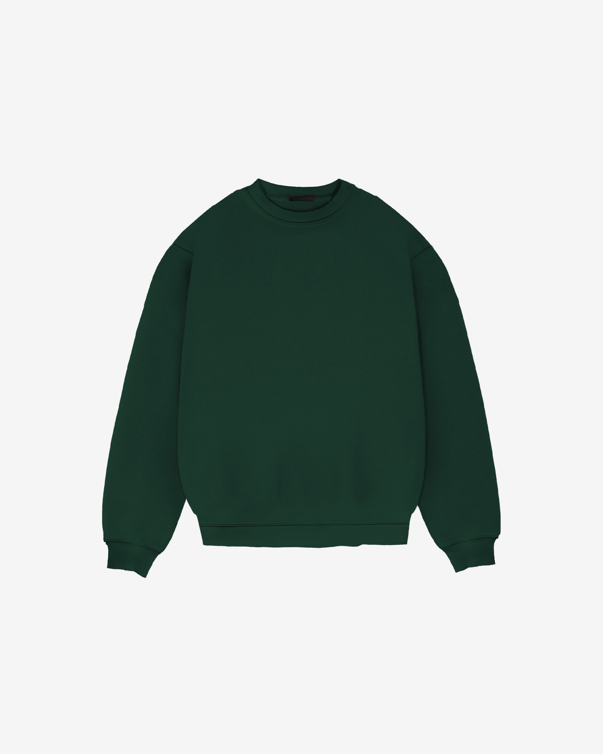 GREEN BASIC CREWNECK