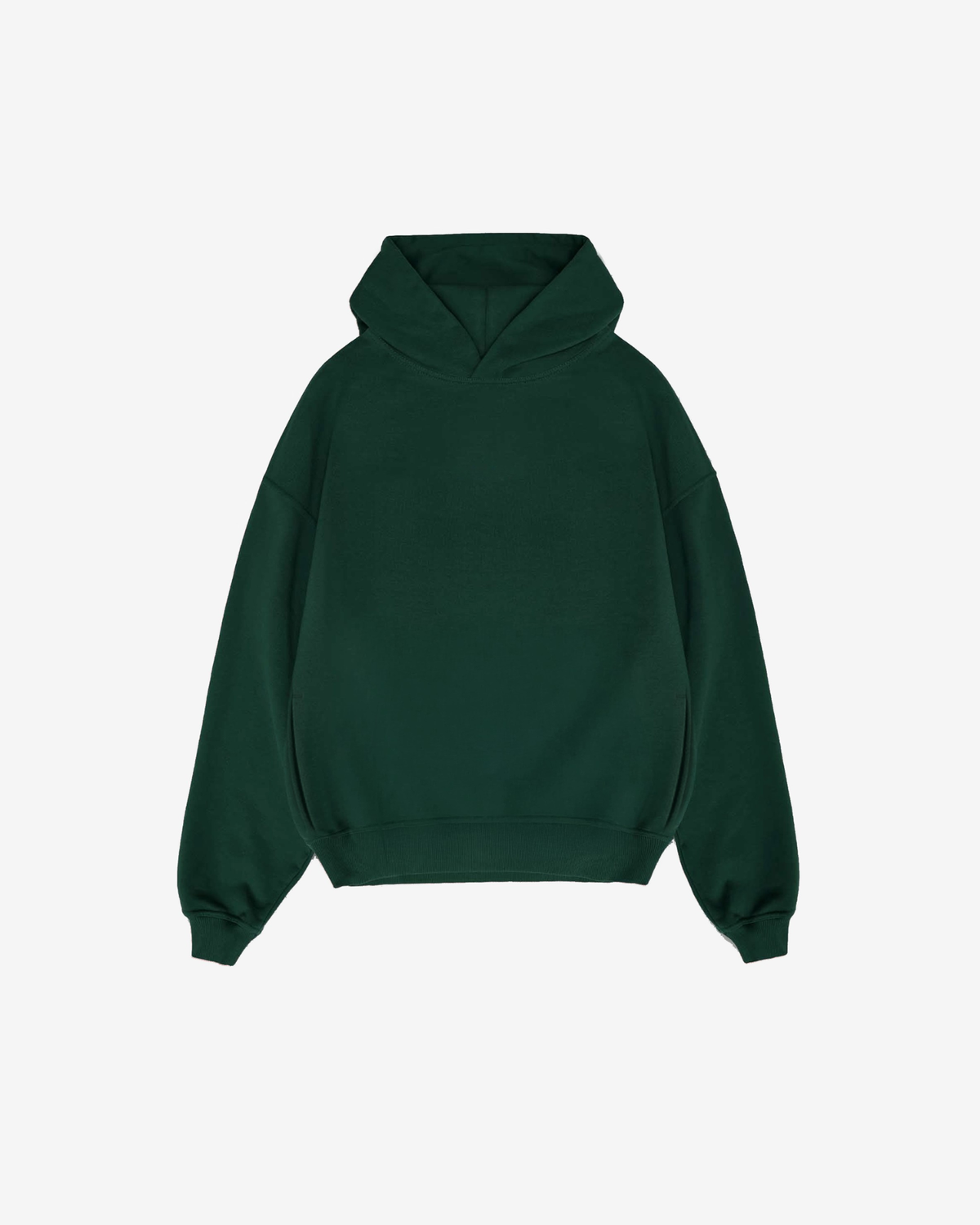 GREEN BASIC HOODIE