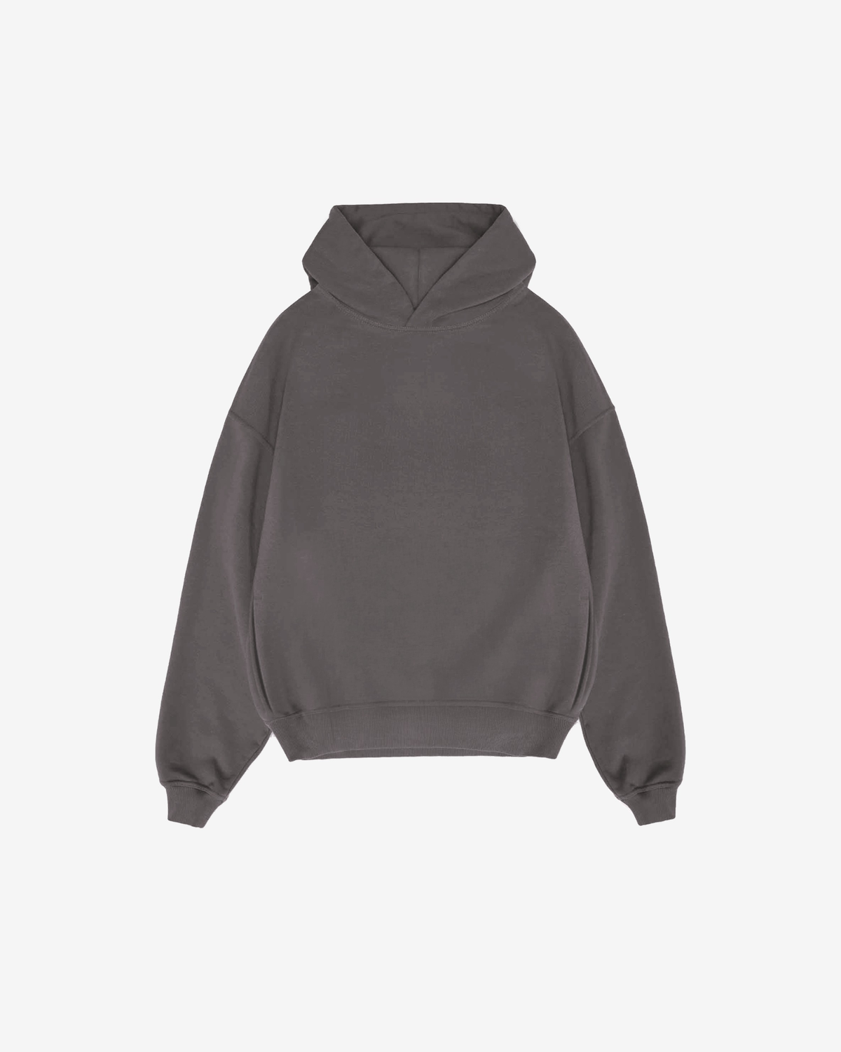 GREY BASIC HOODIE