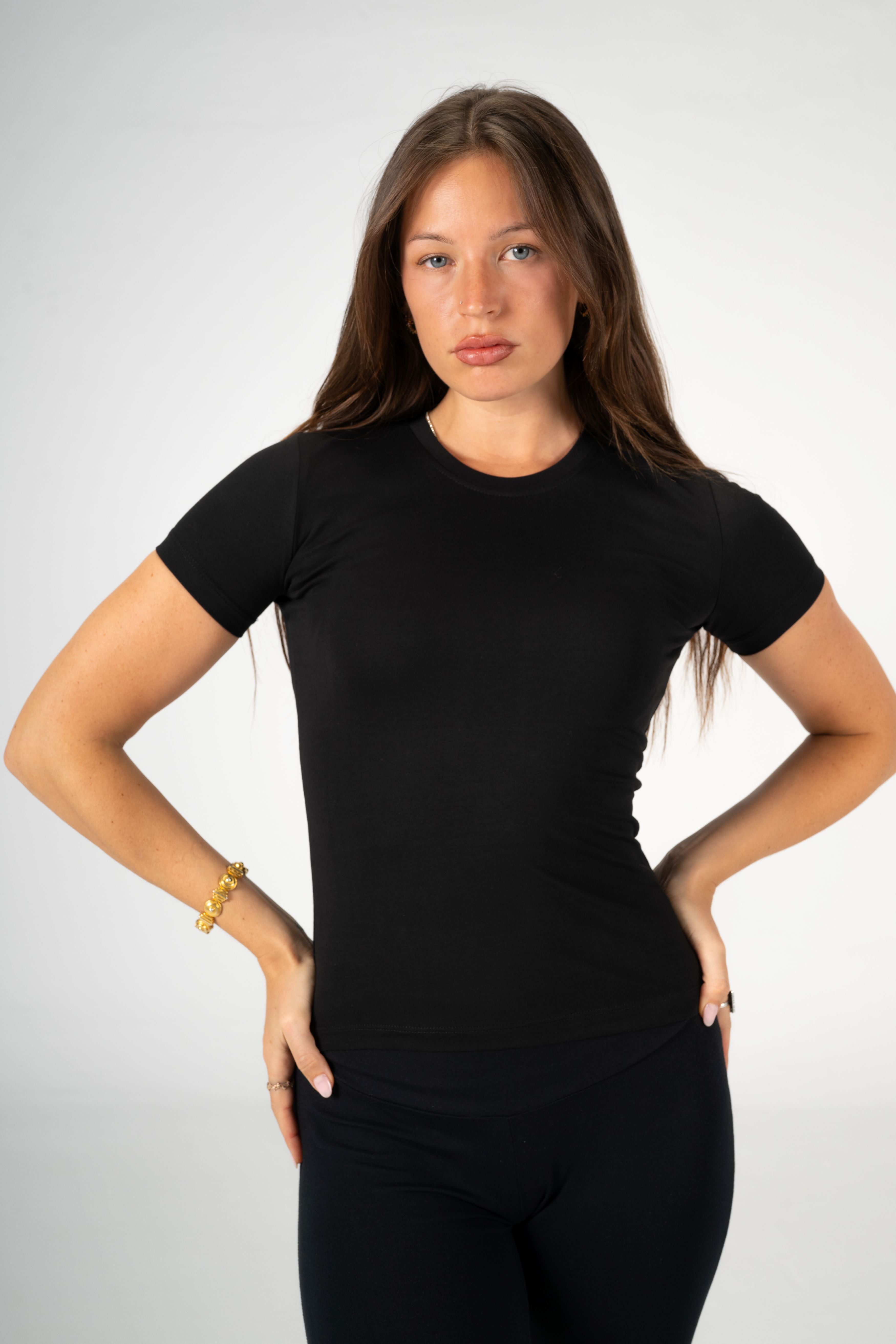 BLACK SHORT SLEEVE