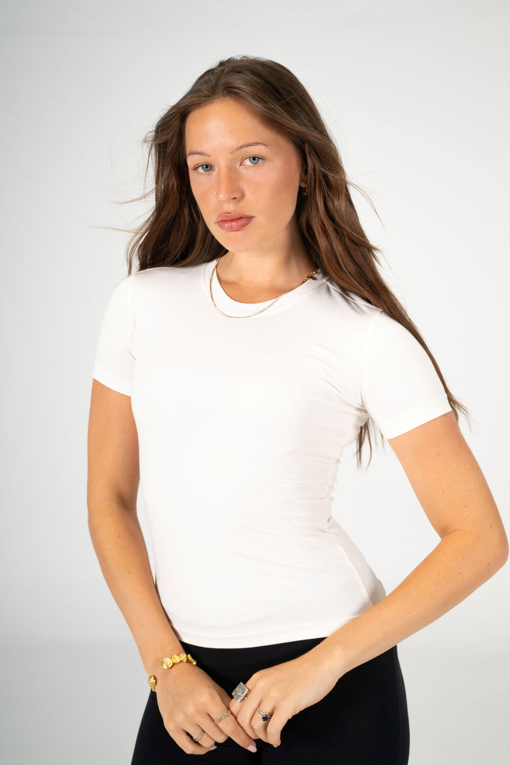 WHITE SHORT SLEEVE