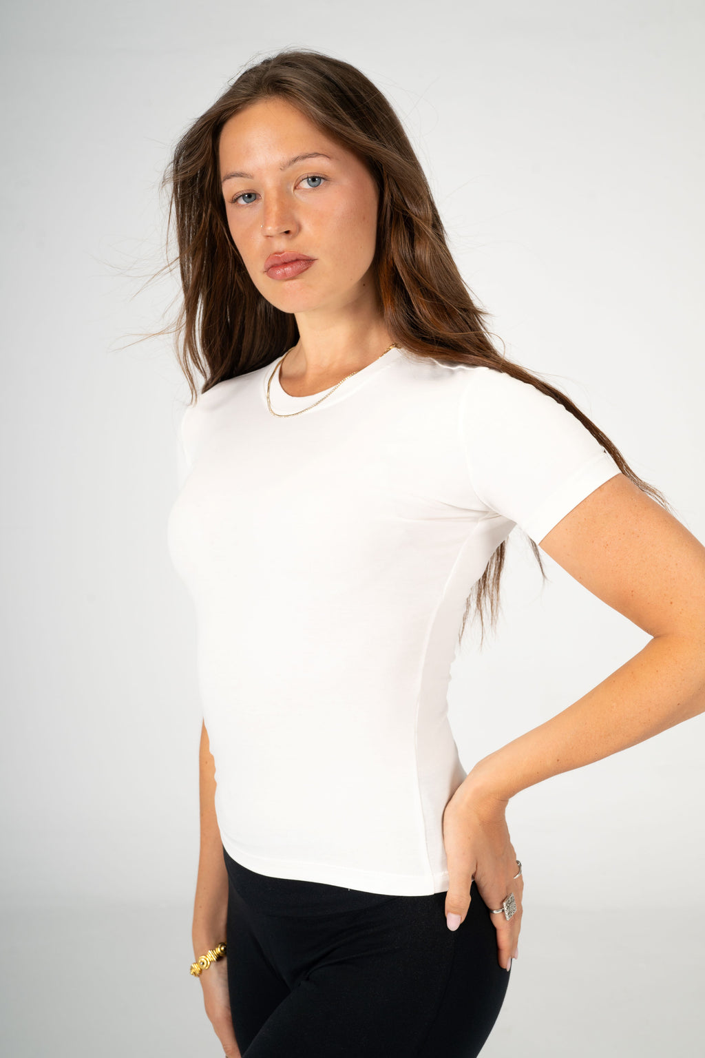 WHITE SHORT SLEEVE