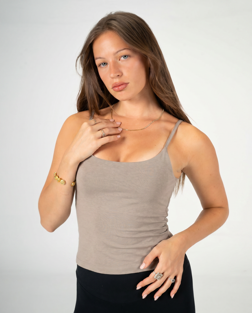 STONE THIN STRAP TOP