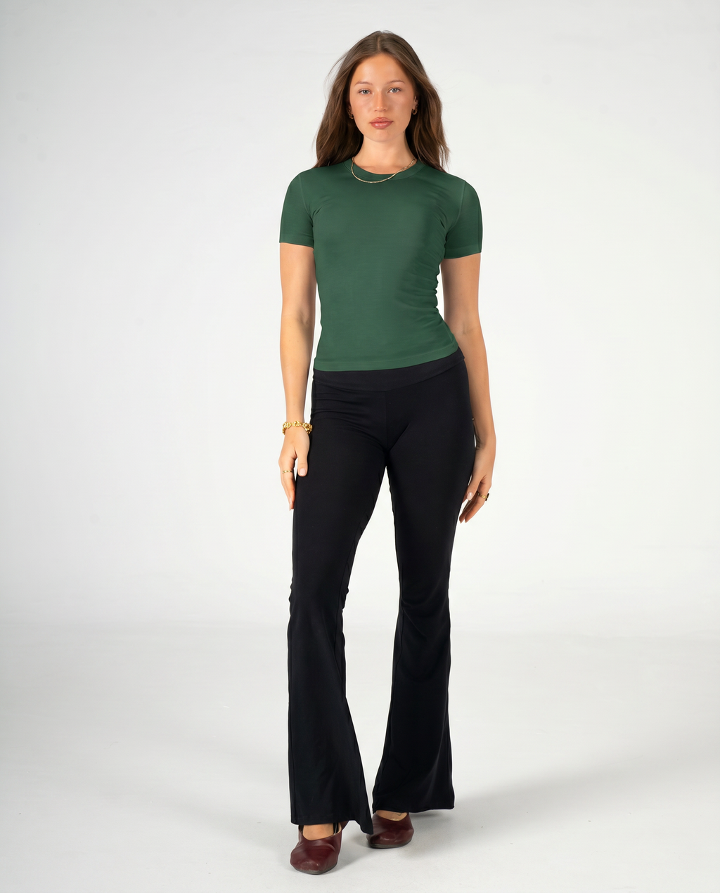 GREEN SHORT SLEEVE