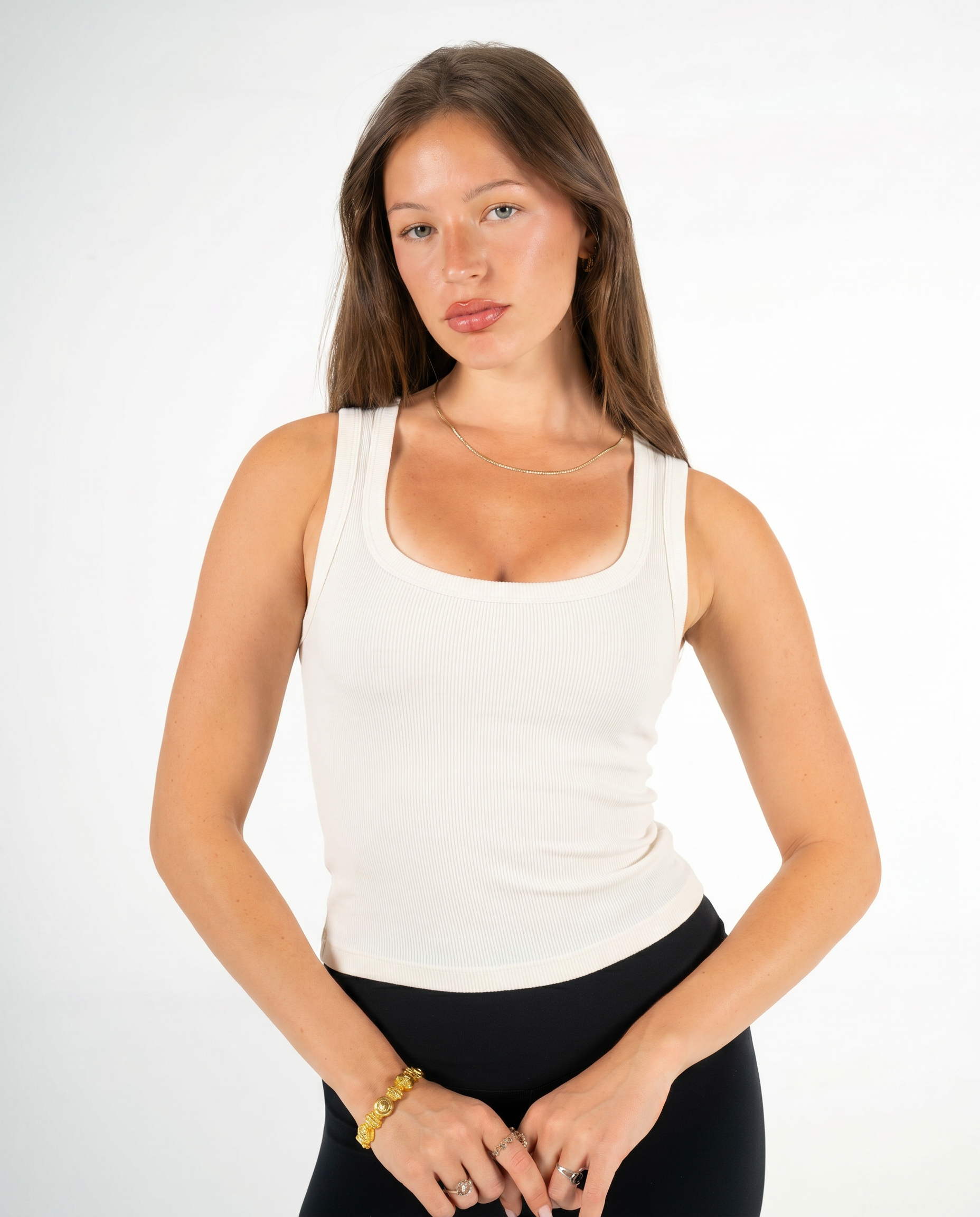 WHITE TANK TOP