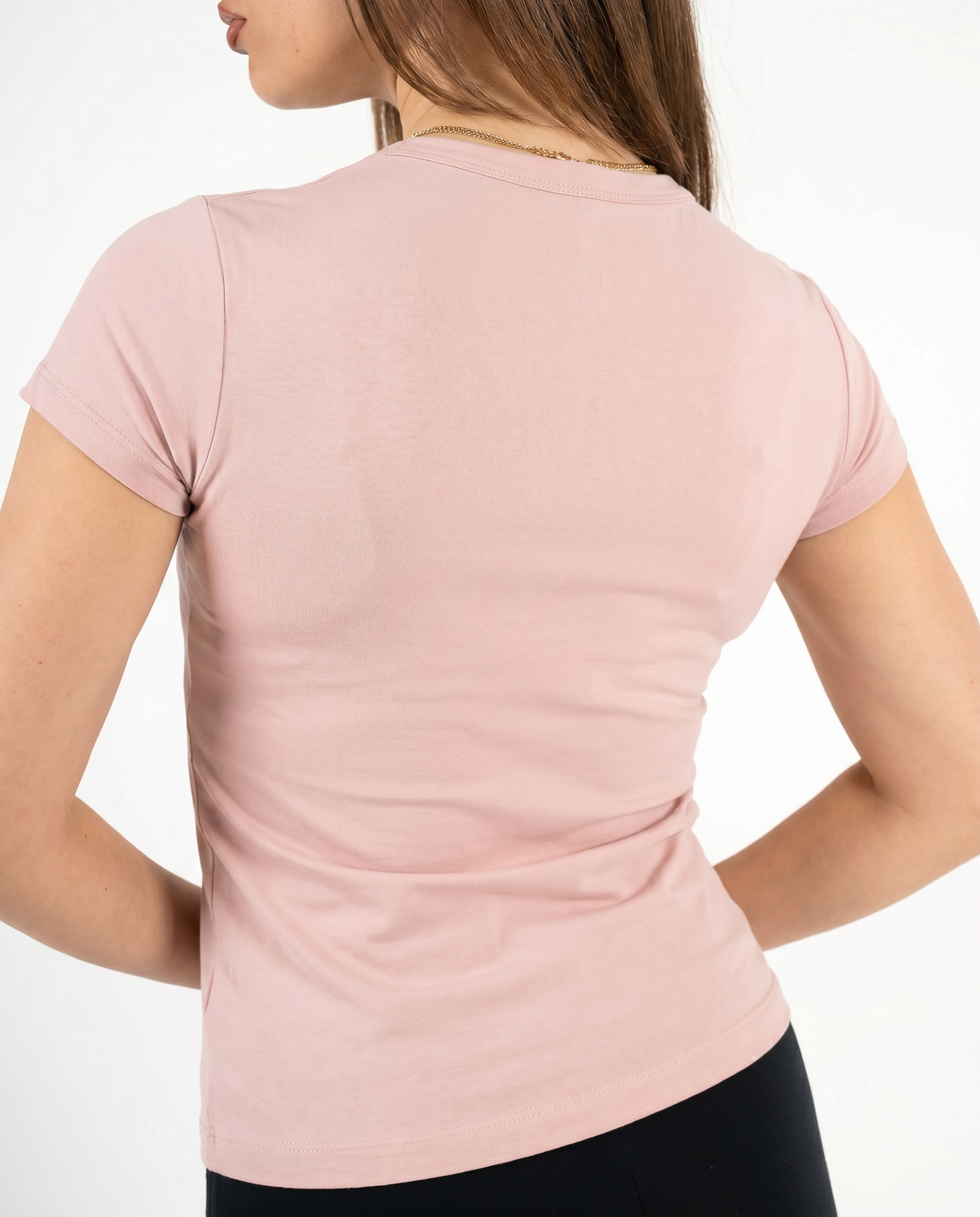 PINK ROUND NECK TOP