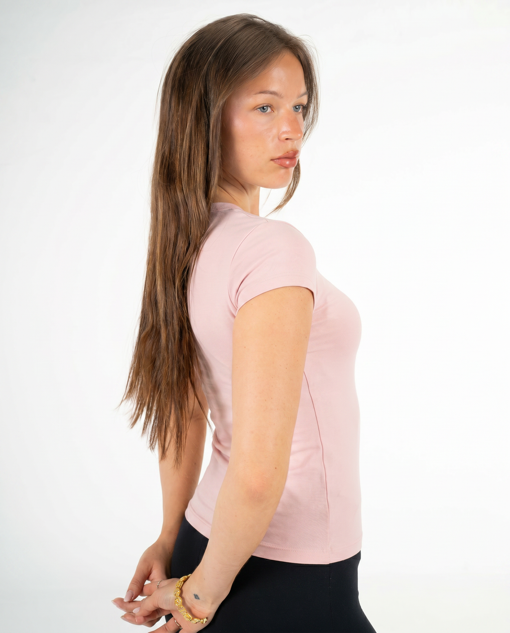 PINK ROUND NECK TOP