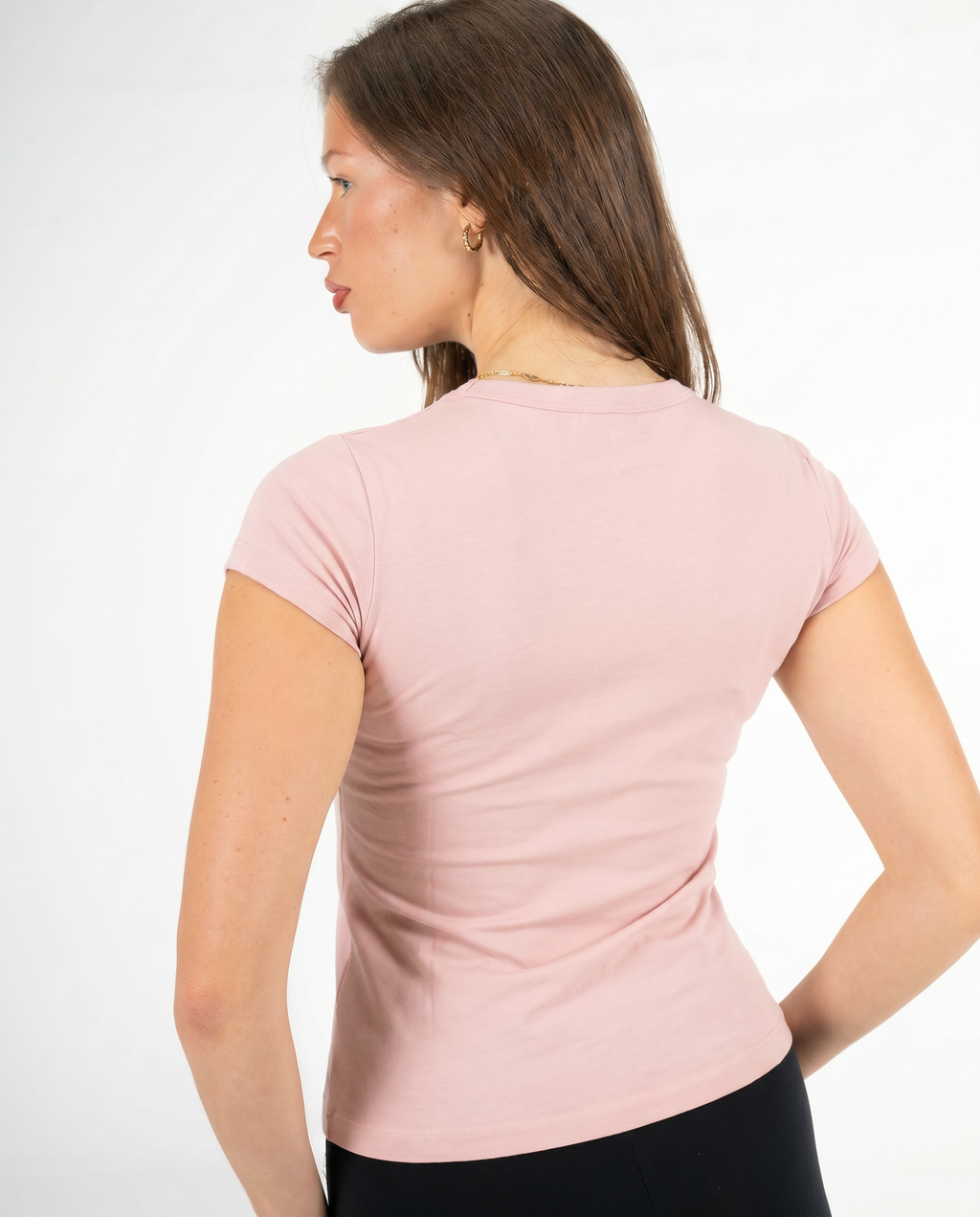 PINK ROUND NECK TOP
