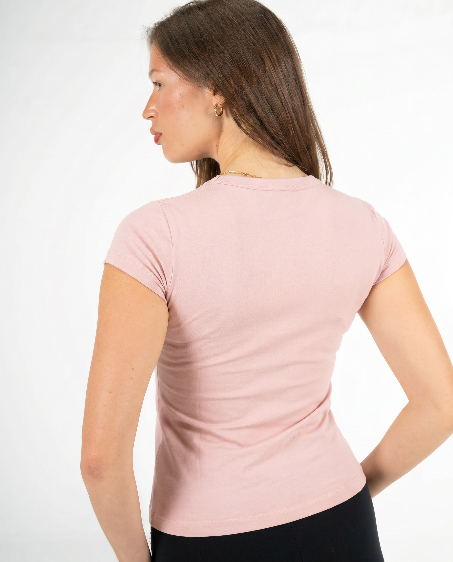 PINK ROUND NECK TOP