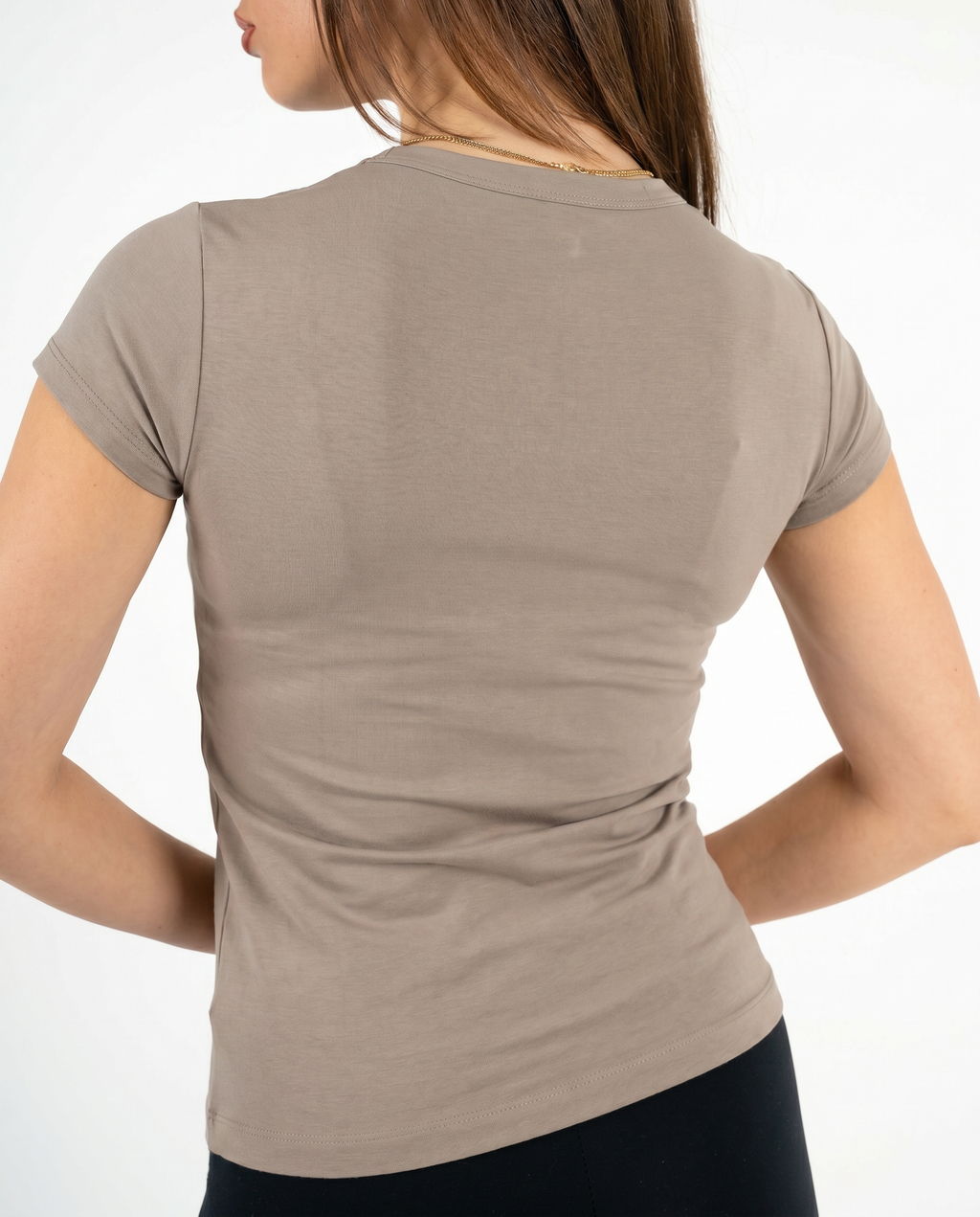 STONE ROUND NECK TOP