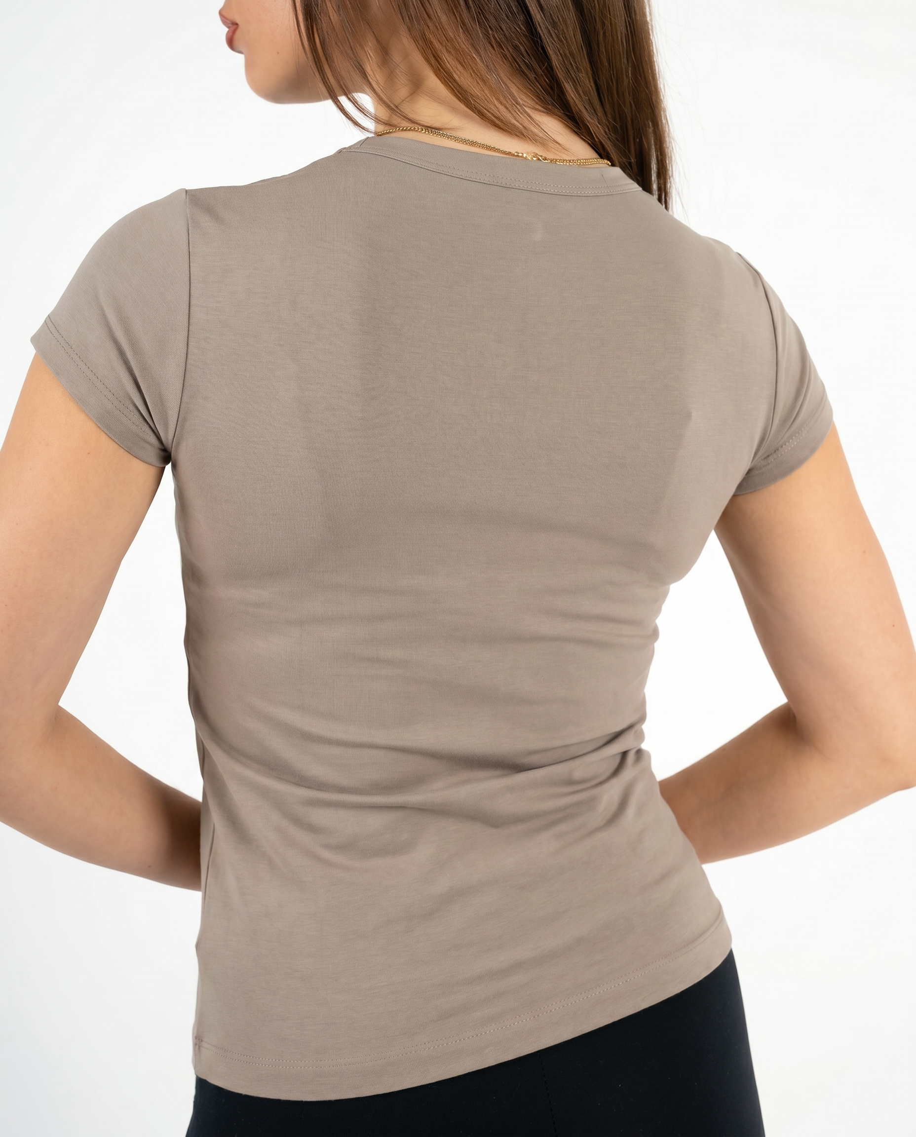 STONE ROUND NECK TOP
