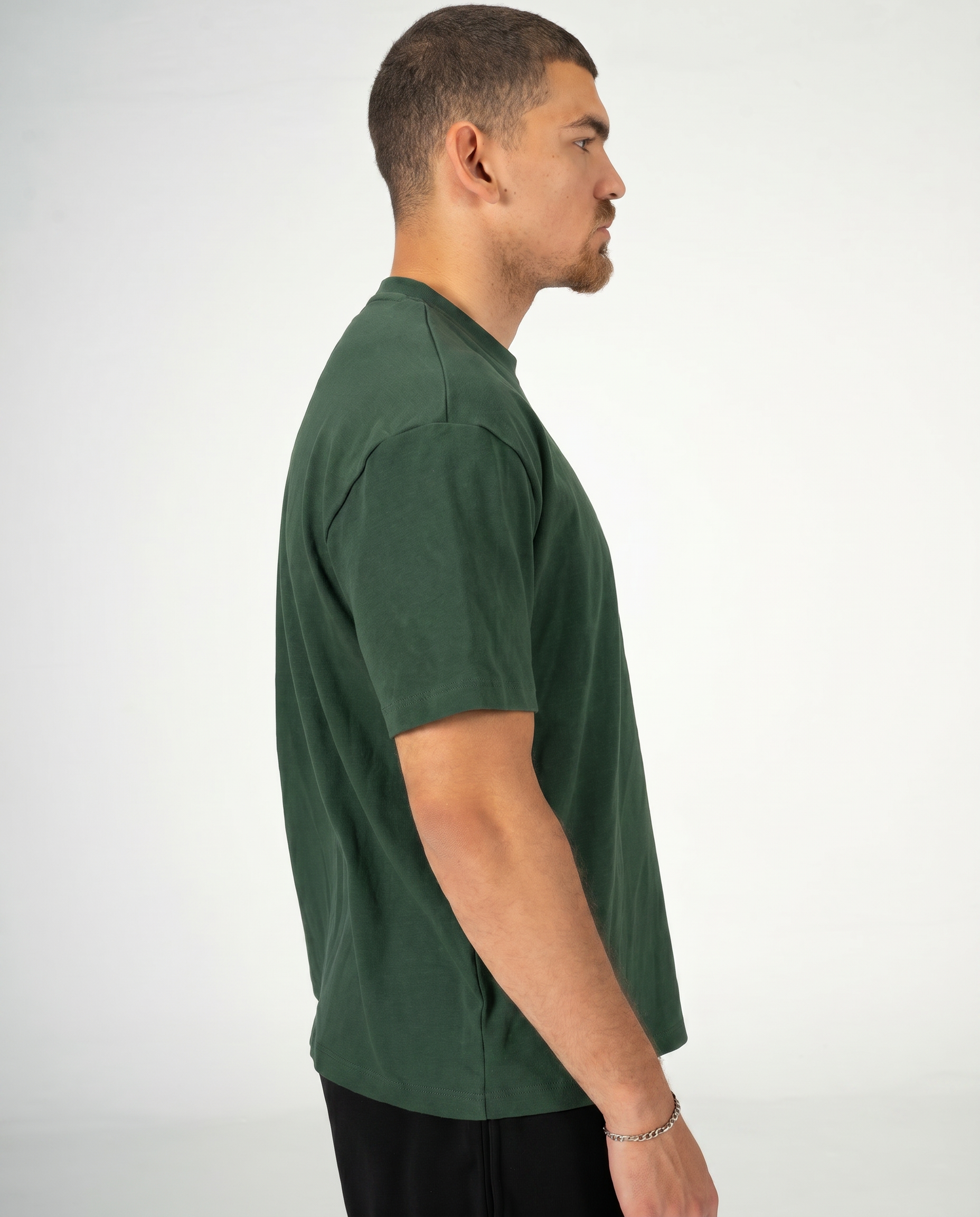 GREEN REGULAR FIT T-SHIRT