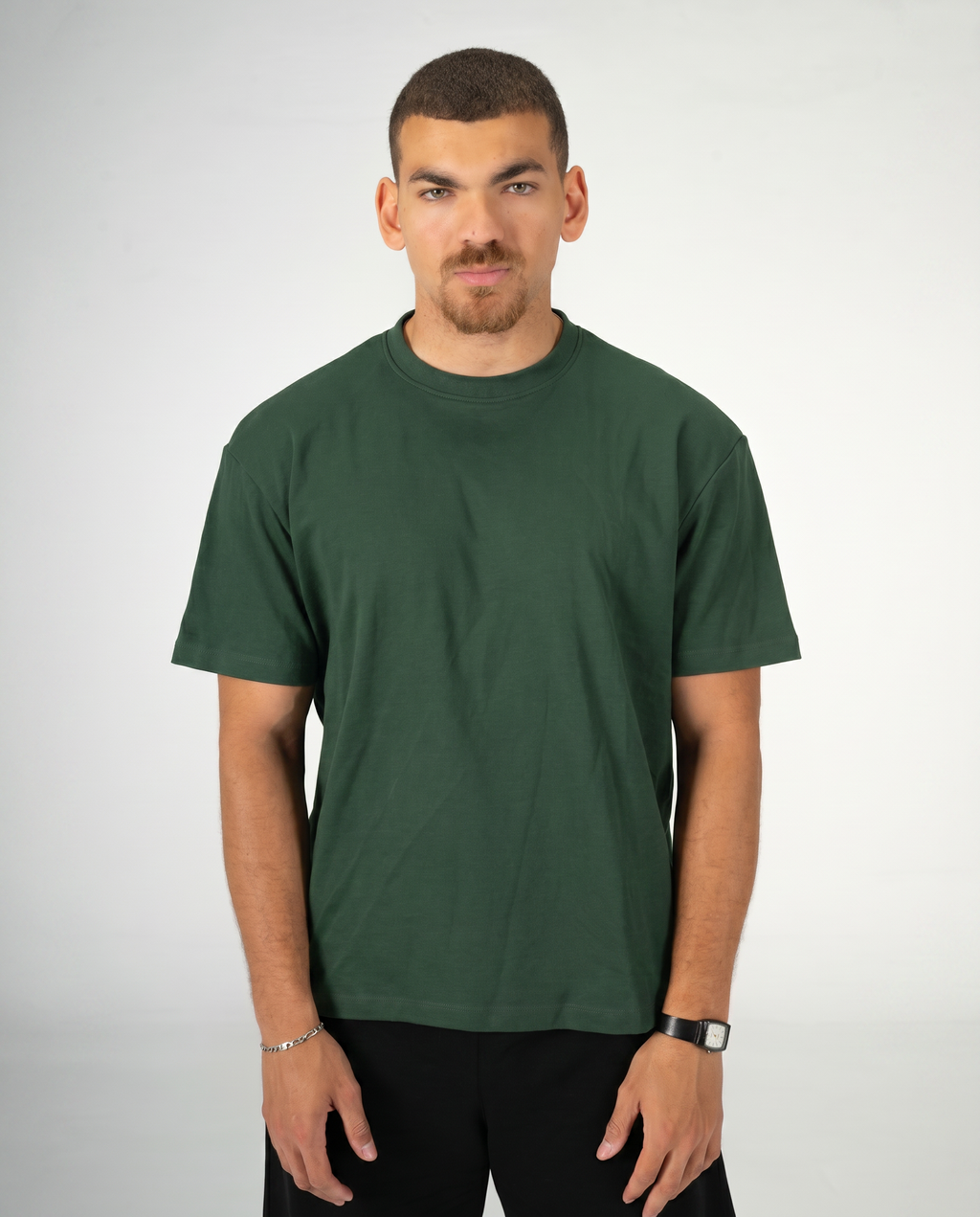 GREEN REGULAR FIT T-SHIRT
