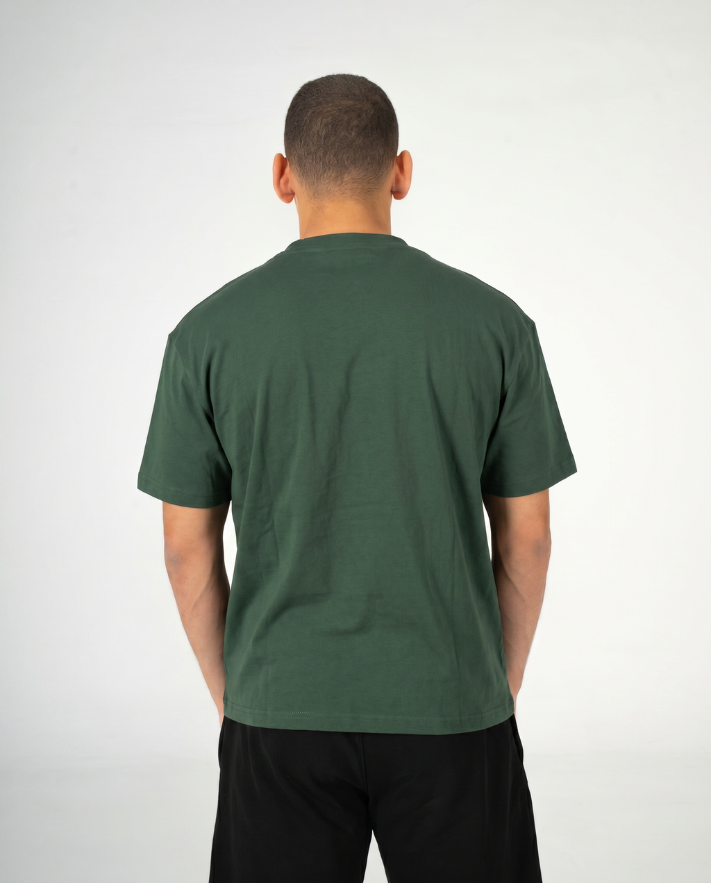 GREEN REGULAR FIT T-SHIRT