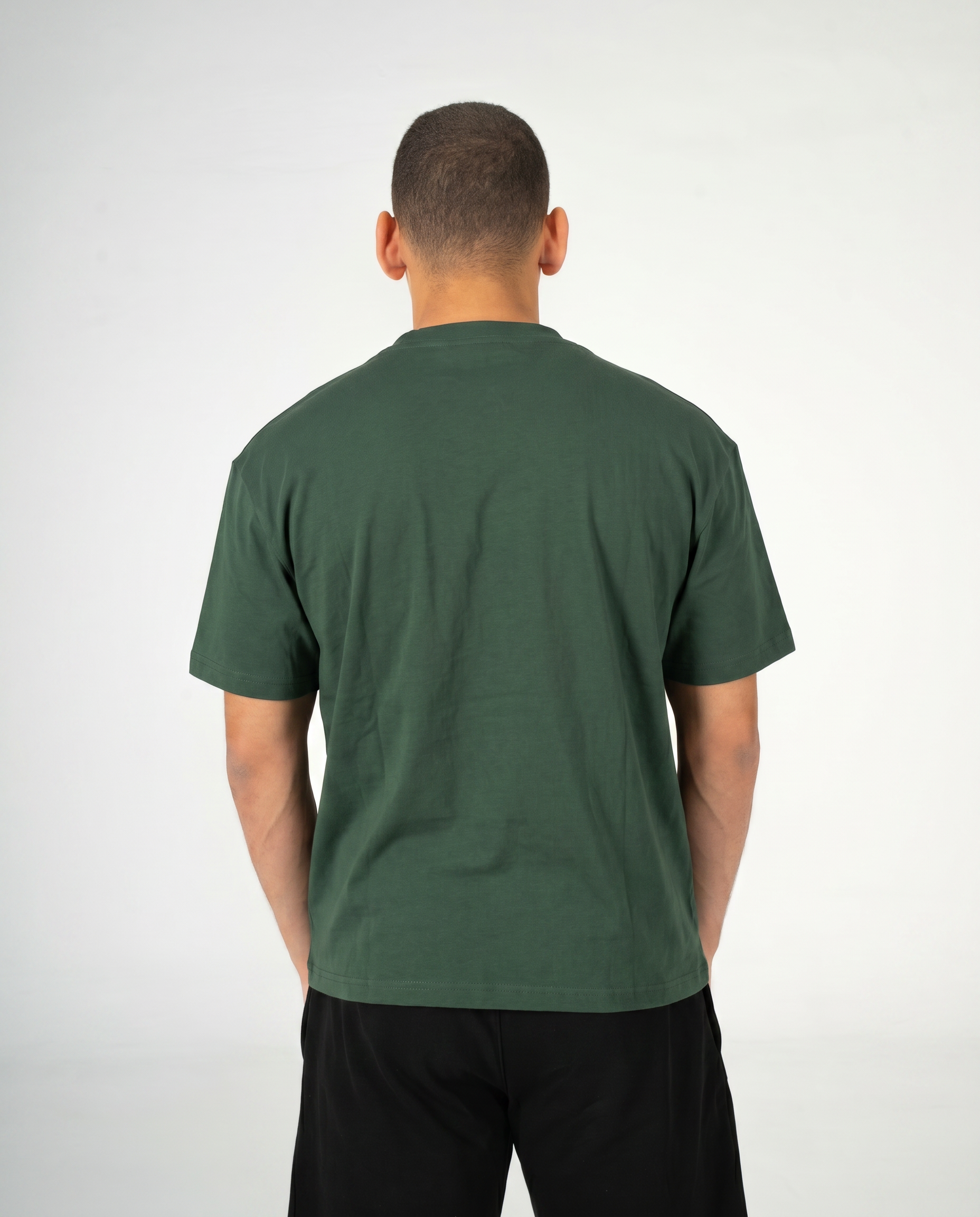 GREEN REGULAR FIT T-SHIRT