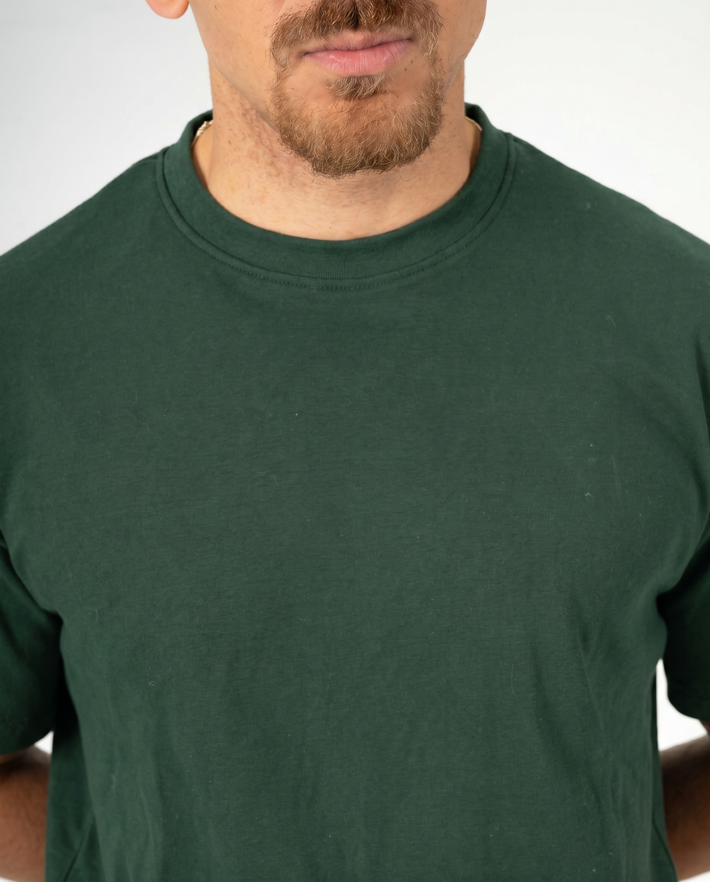 GREEN REGULAR FIT T-SHIRT