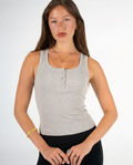 STONE BUTTONED TANK TOP