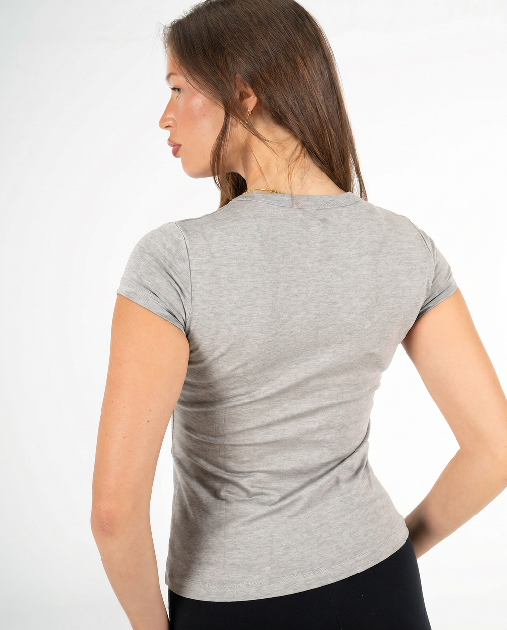 STONE ROUND NECK TOP