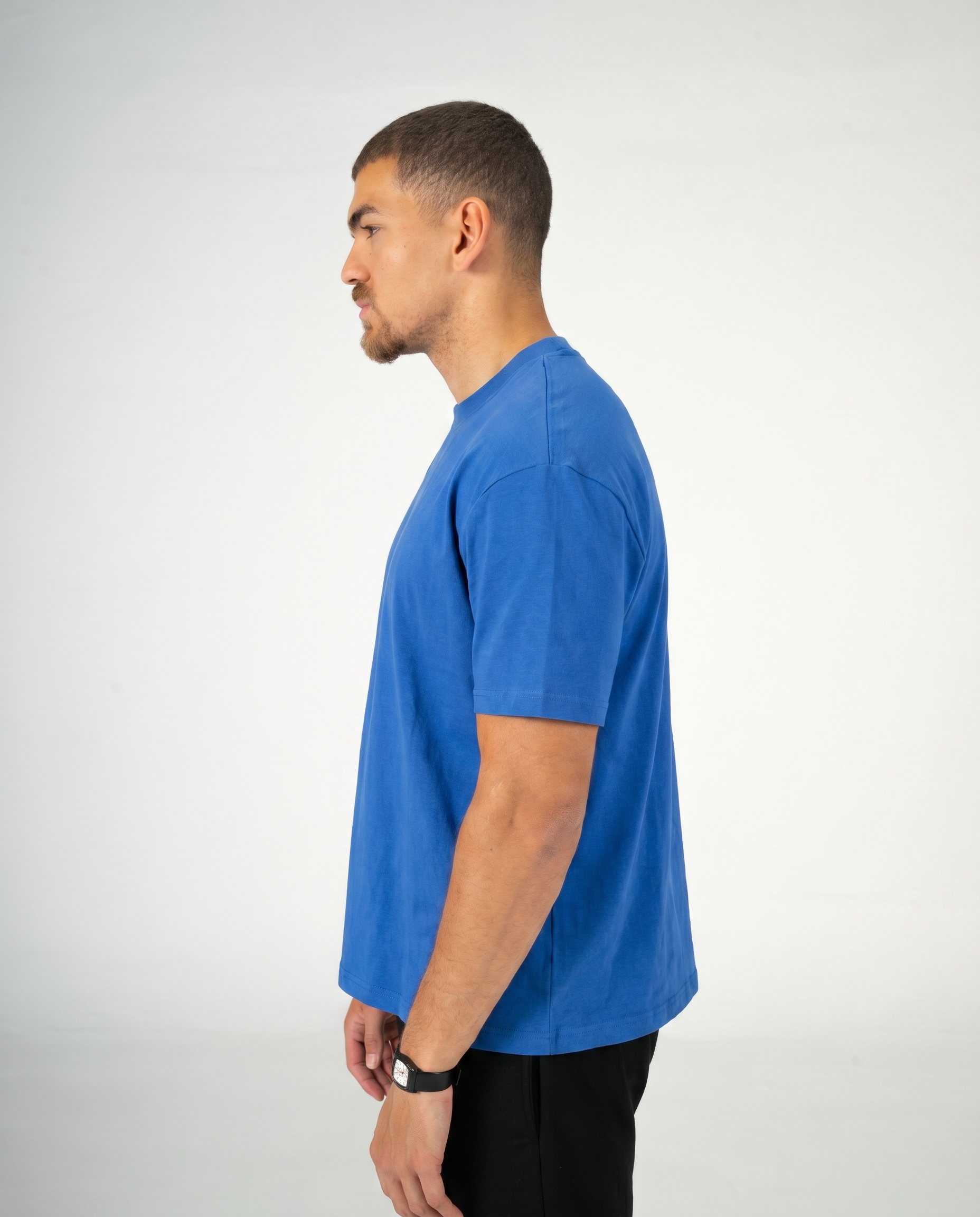 BLUE REGULAR FIT T-SHIRT