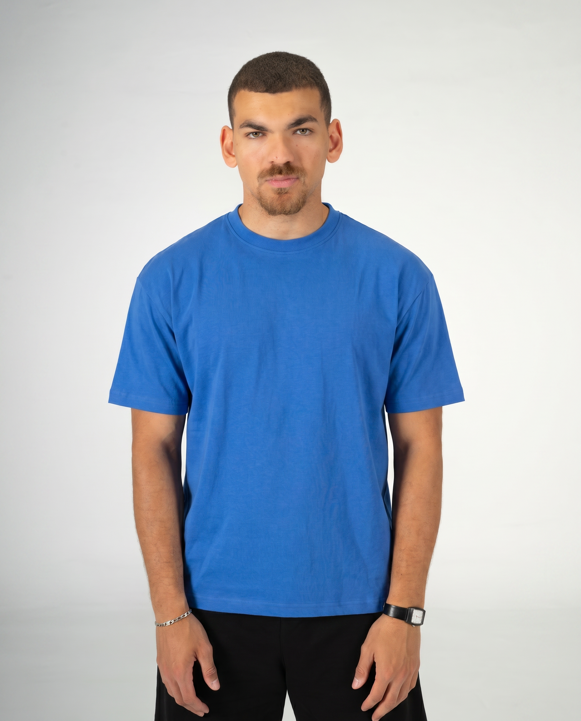 BLUE REGULAR FIT T-SHIRT