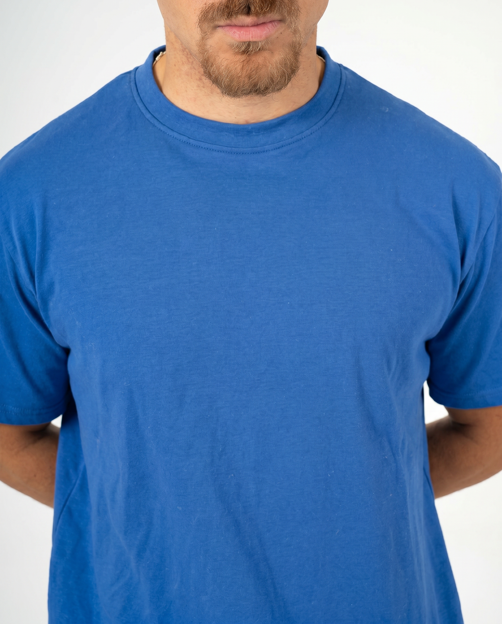 BLUE REGULAR FIT T-SHIRT