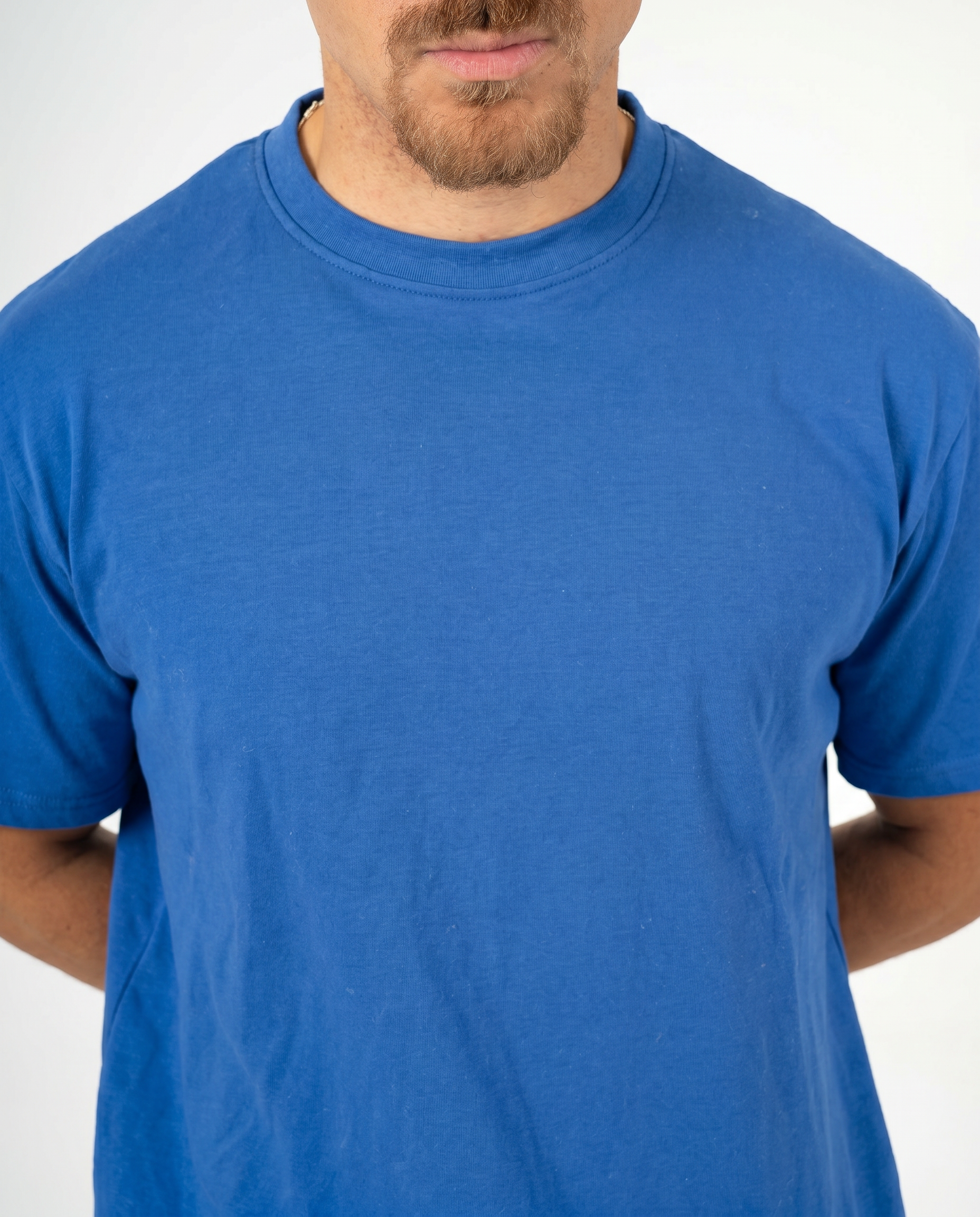 BLUE REGULAR FIT T-SHIRT