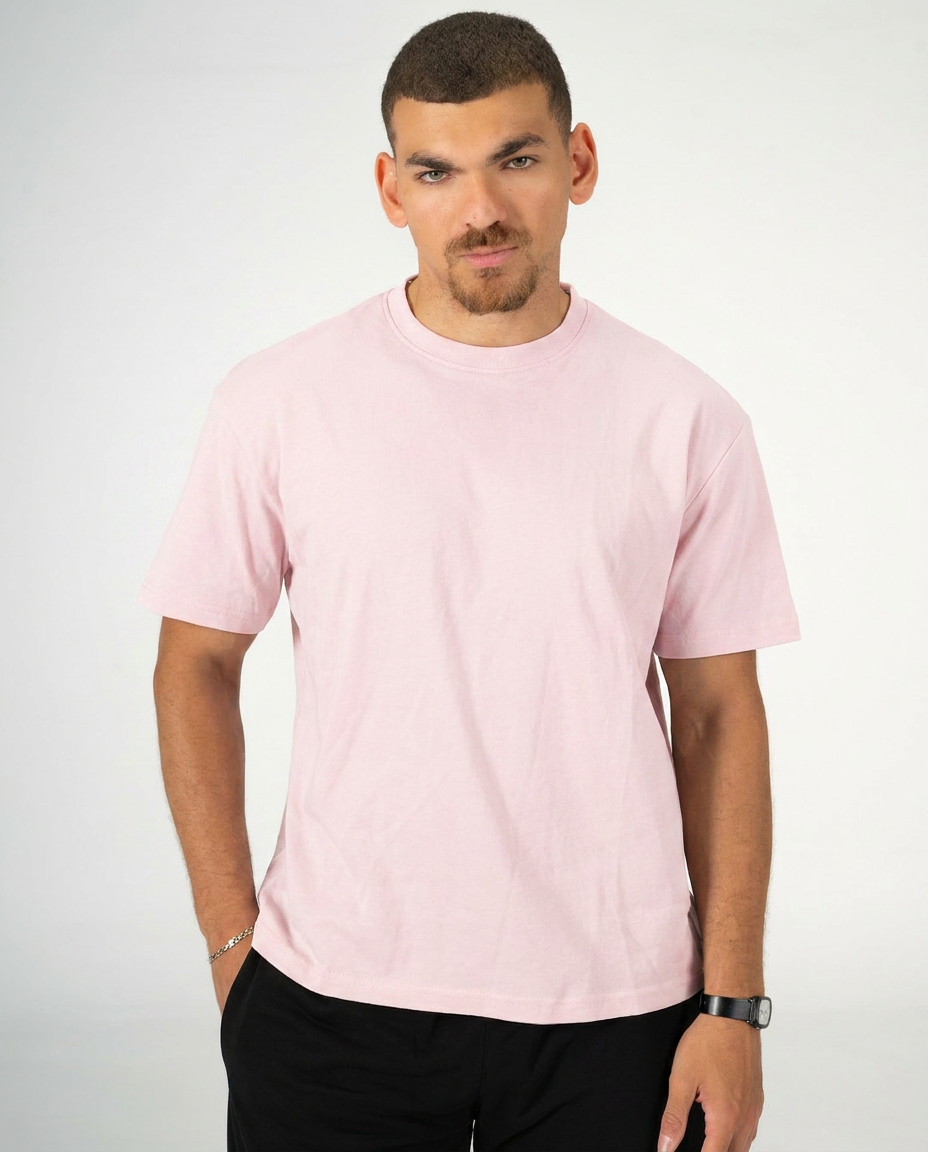 PINK REGULAR FIT T-SHIRT