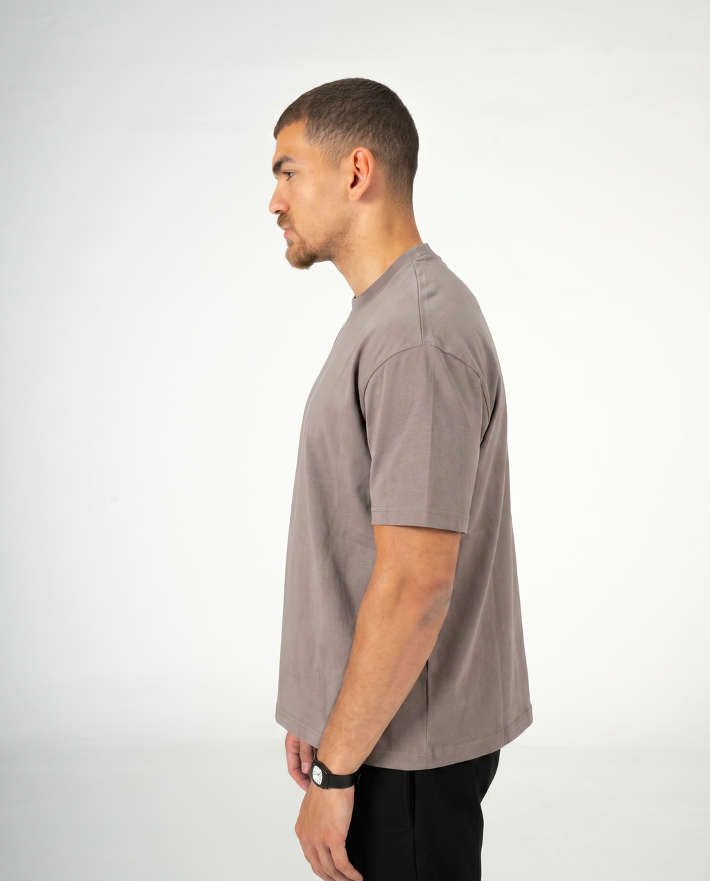 GREY REGULAR FIT T-SHIRT