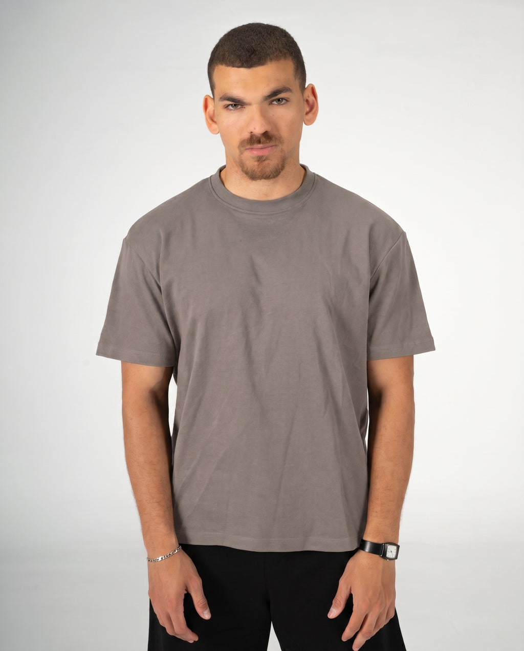 GREY REGULAR FIT T-SHIRT
