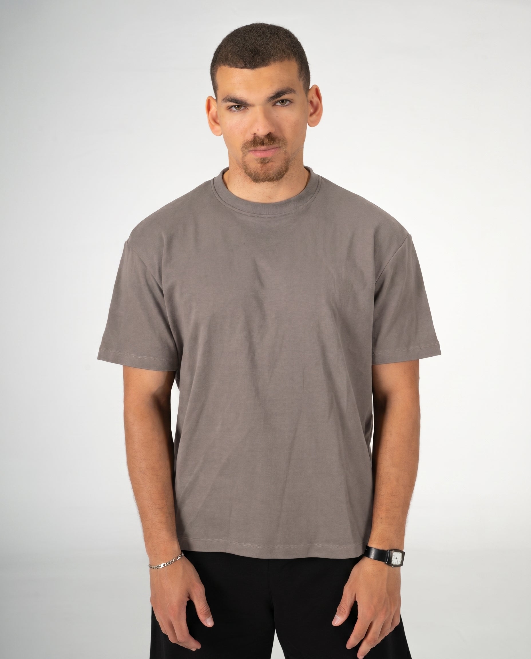 GREY REGULAR FIT T-SHIRT