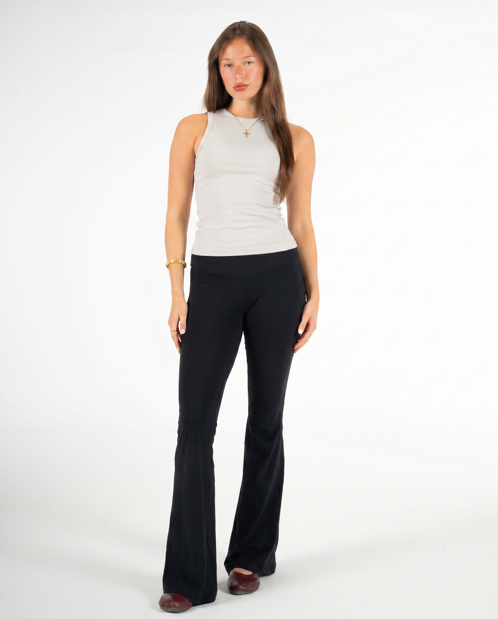 STONE HIGH NECK TANK TOP