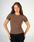 BROWN SHORT SLEEVE