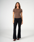 BROWN SHORT SLEEVE