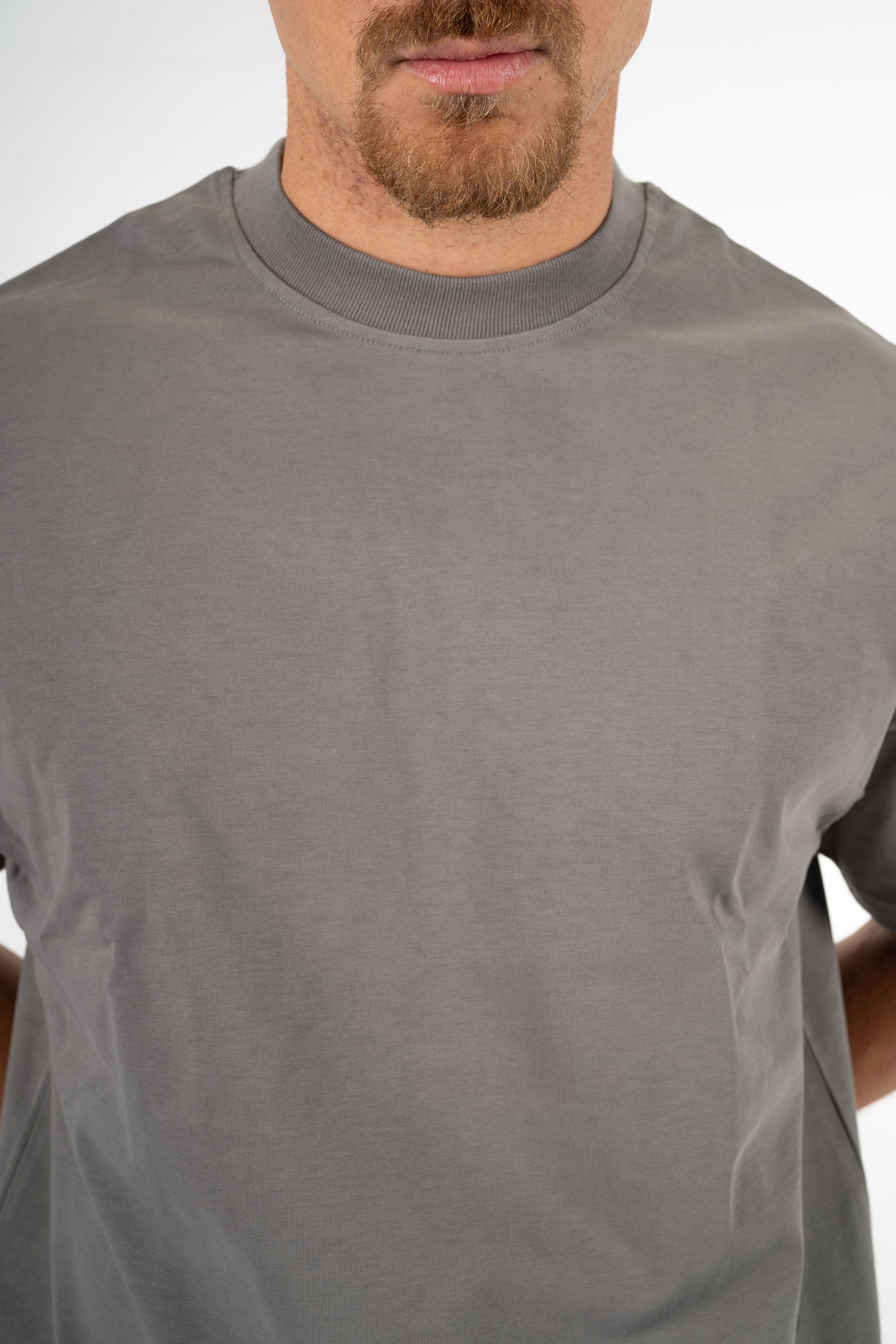 GRAY BOX FIT T-SHIRT