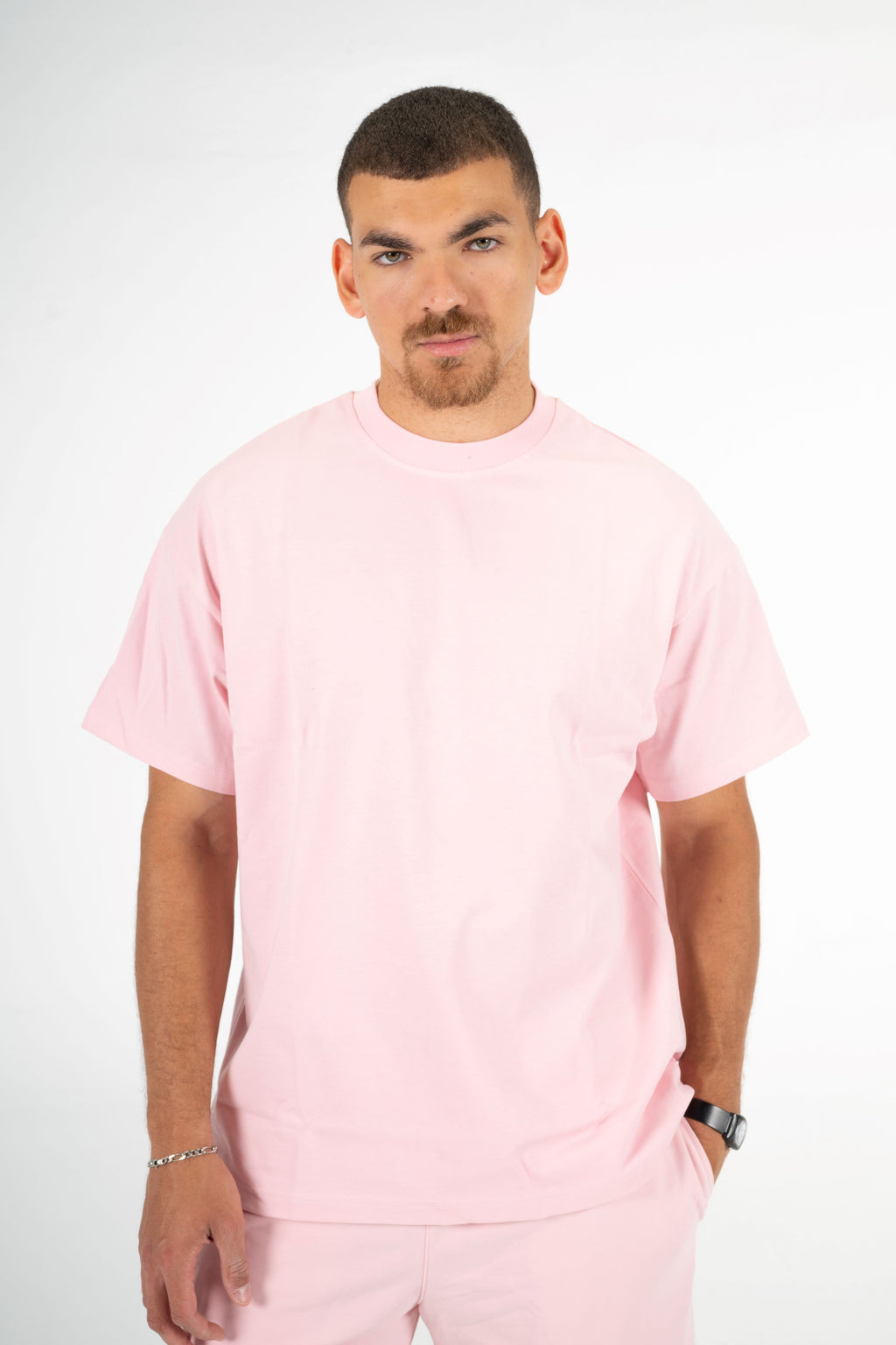 PINK BOX FIT T-SHIRT
