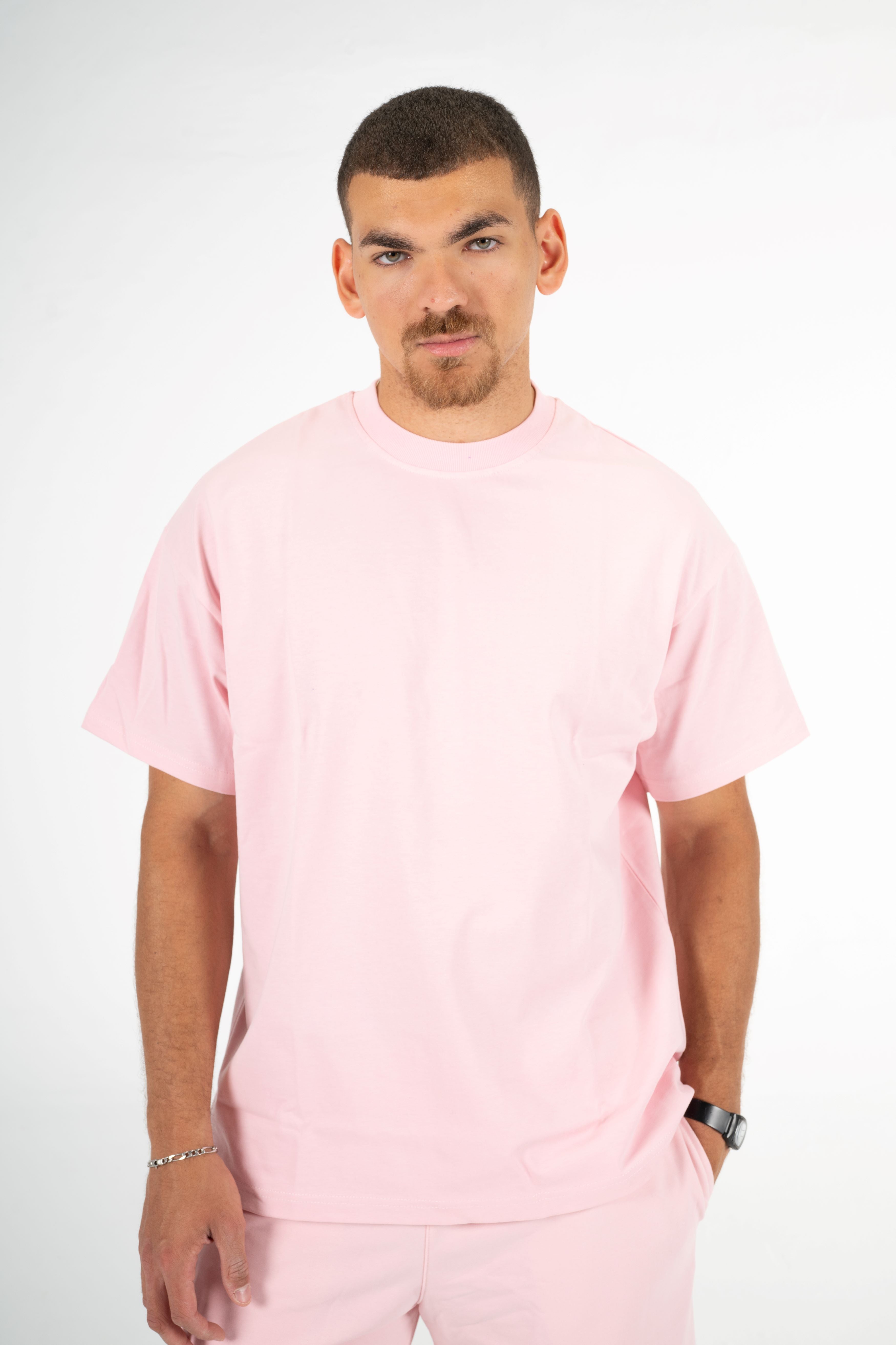 PINK BOX FIT T-SHIRT