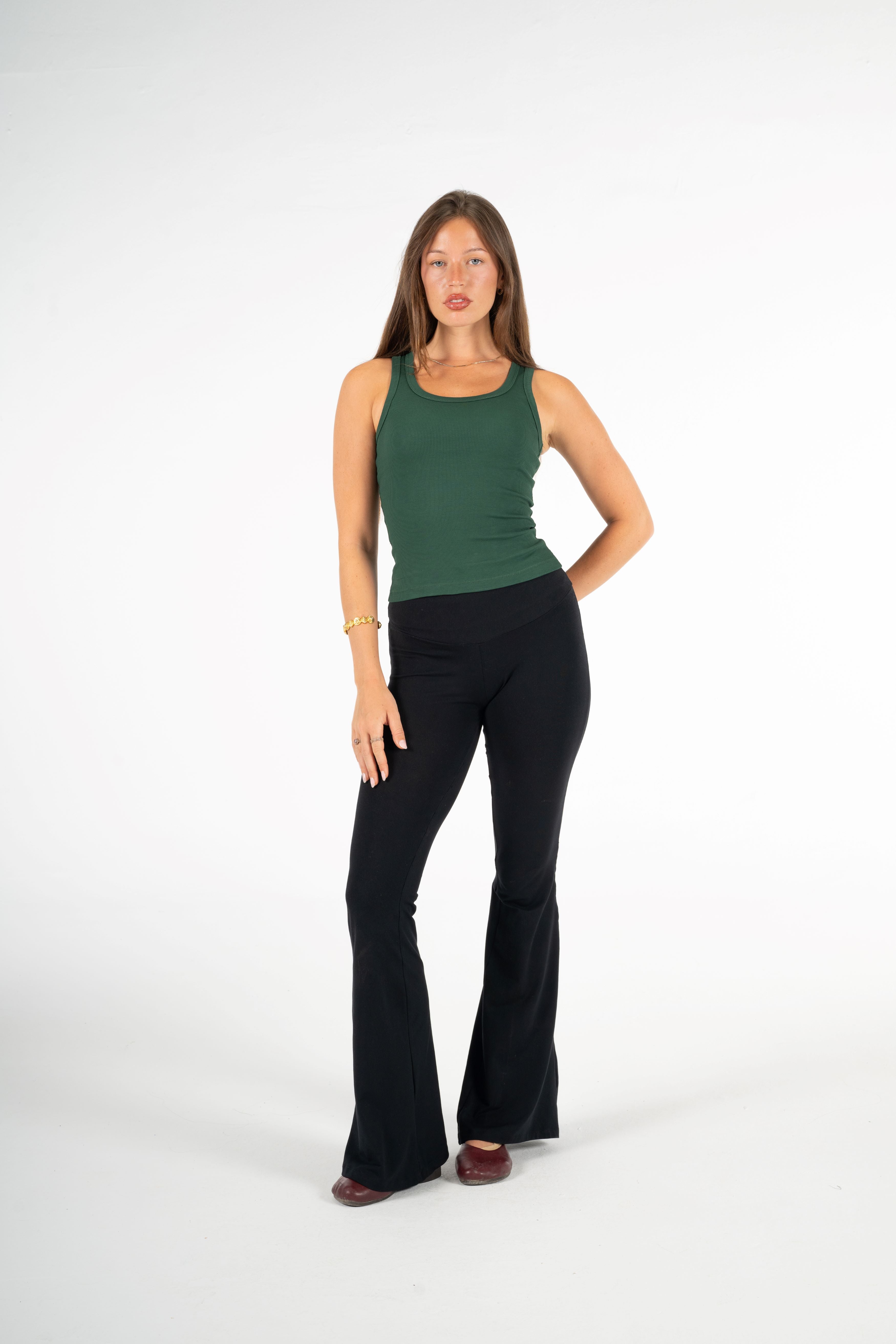 GREEN TANK TOP