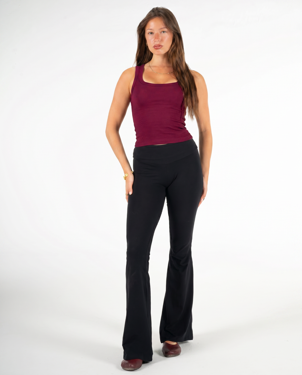 BURGUNDY TANK TOP