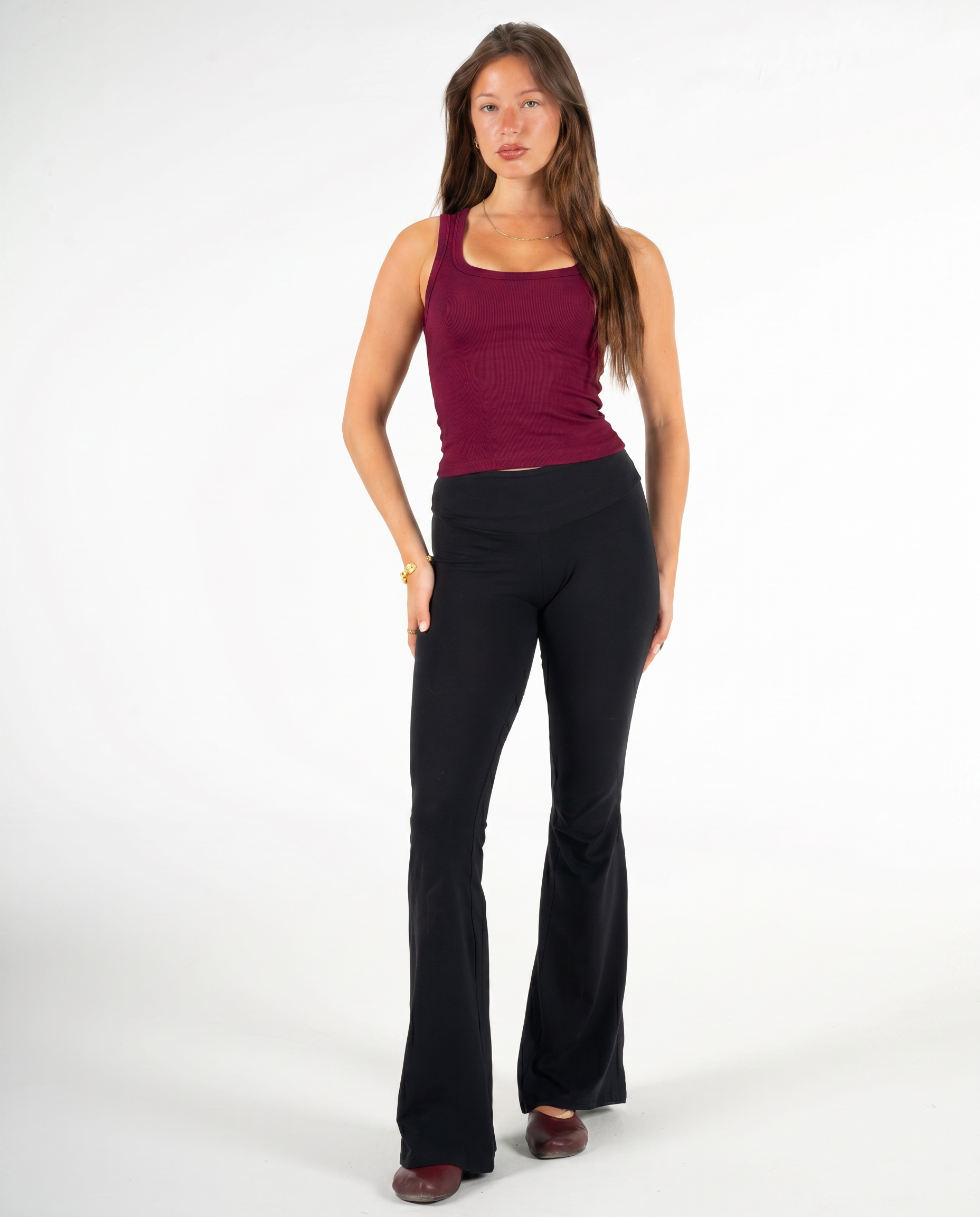 BURGUNDY TANK TOP