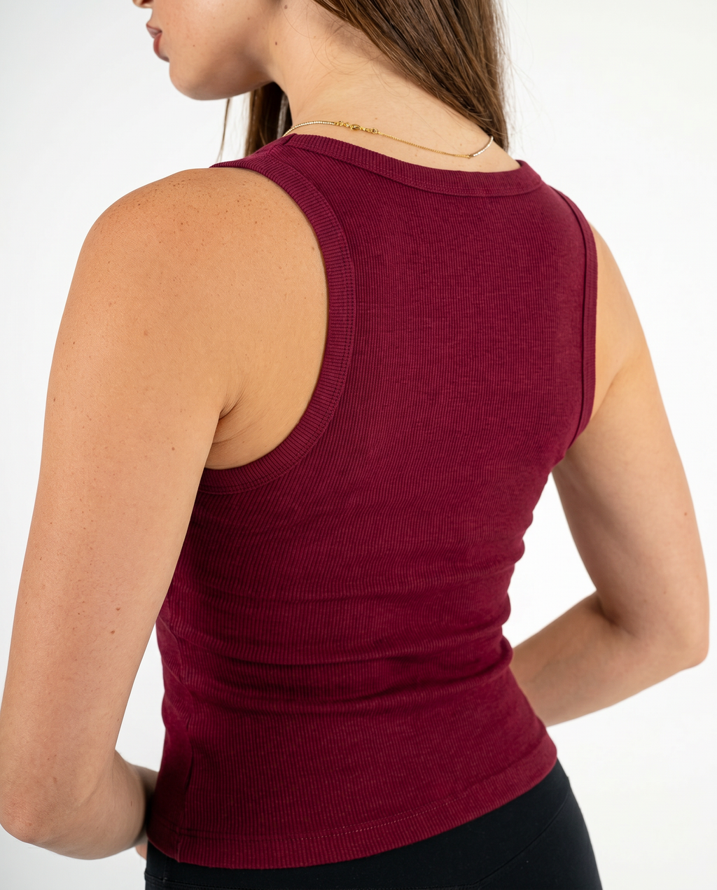 BURGUNDY TANK TOP