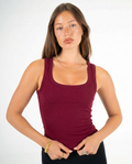 BURGUNDY TANK TOP