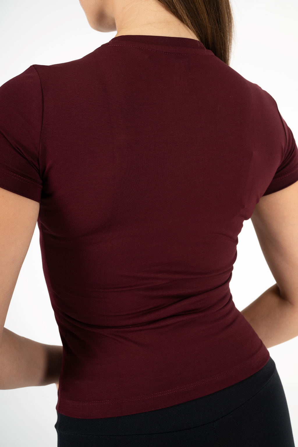 BURGUNDY SHORT SLEEVE