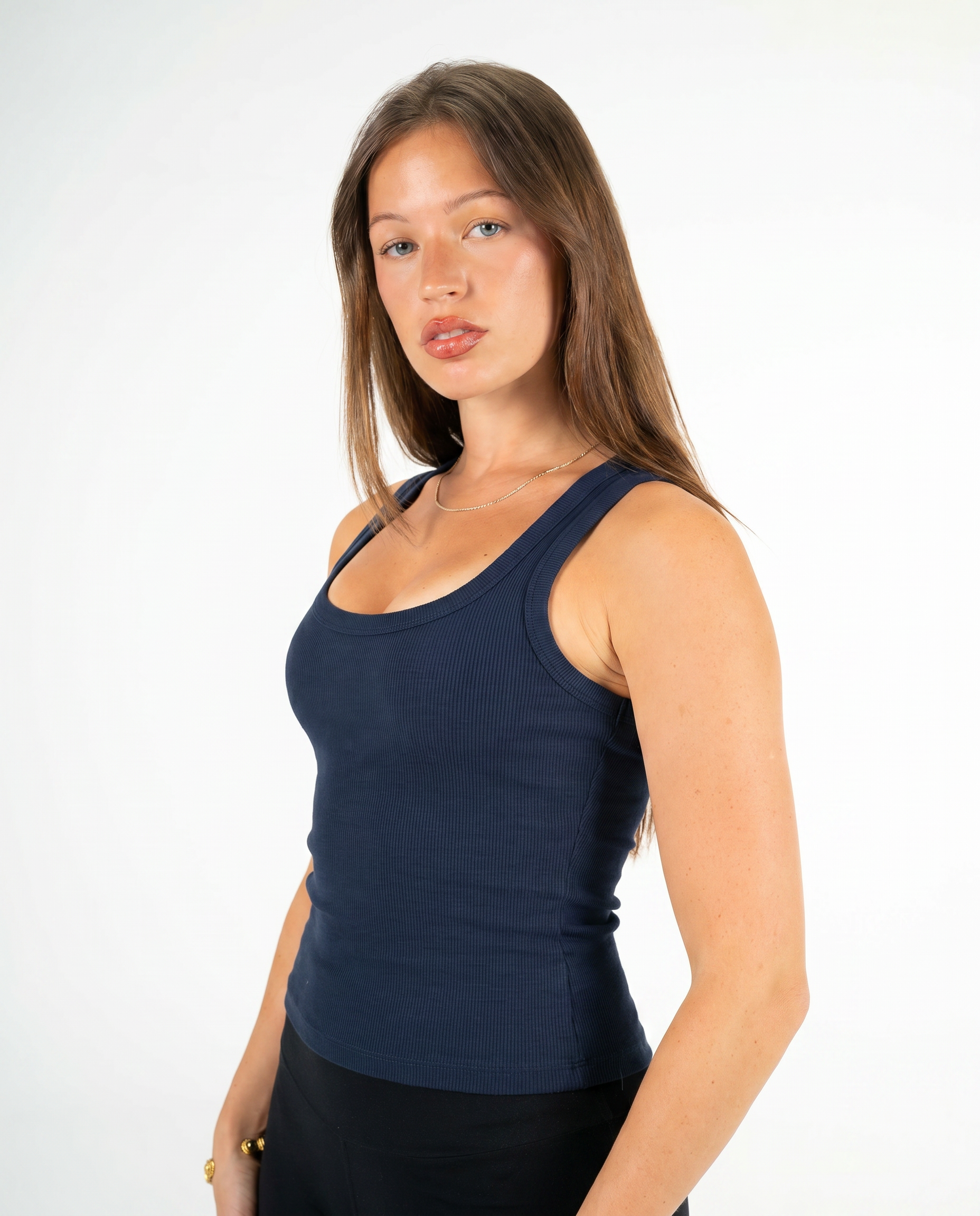 NAVY TANK TOP