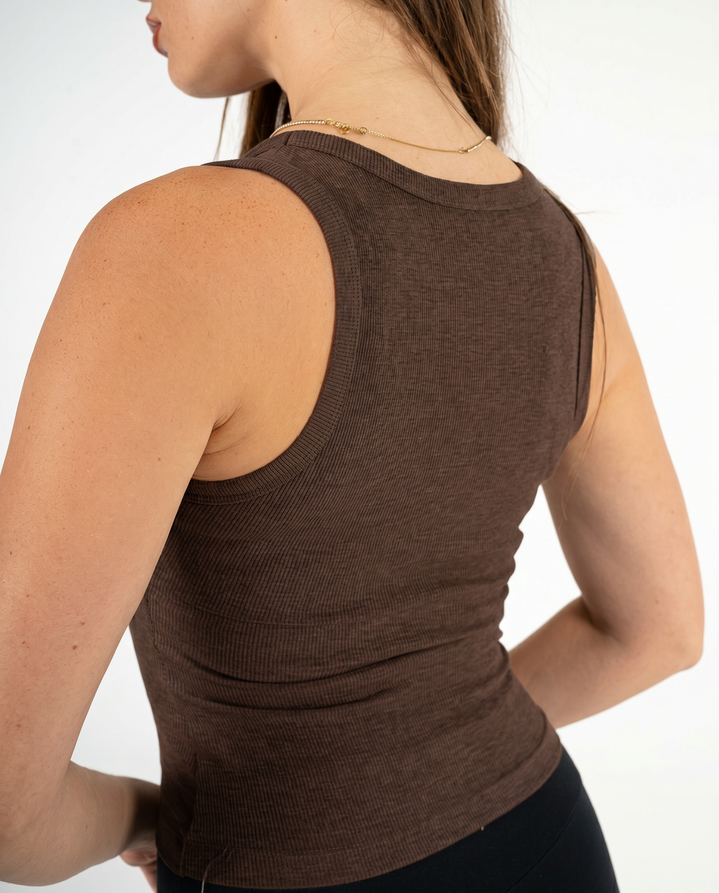 BROWN TANK TOP