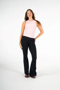 PINK HIGH NECK TANK TOP