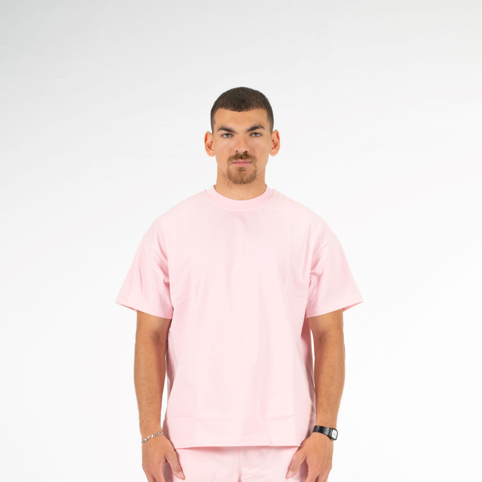 PINK BOX FIT T-SHIRT